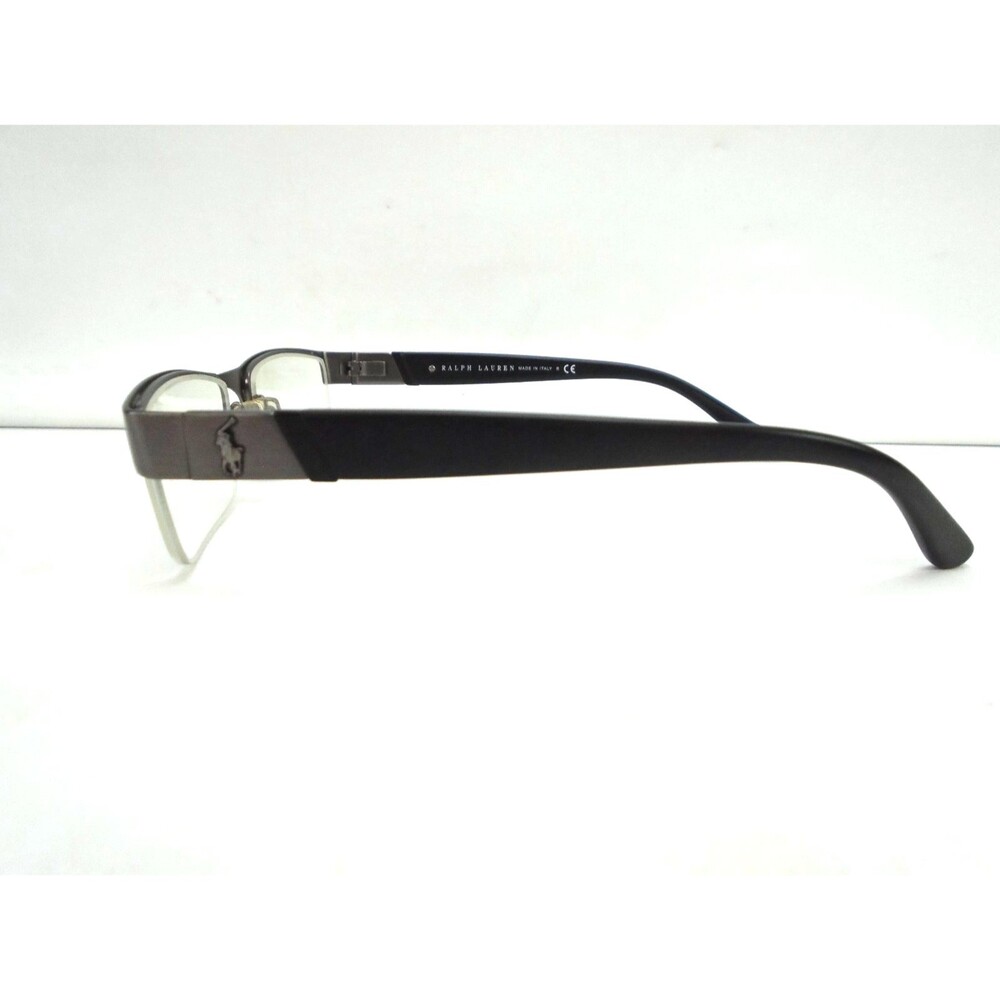 Polo Ralph Lauren Eyeglasses PH1117 9157 Gunmetal Black Half Rim Italy 56-17 140 - Picture 3 of 9